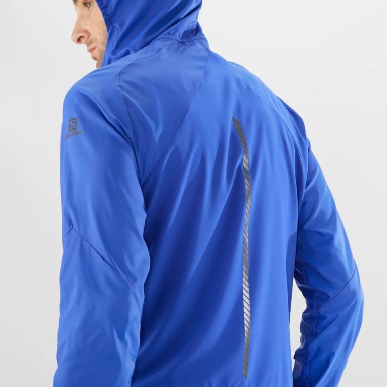 Cortavientos Salomon Bonatti Cross Hombre Azules | MX PHML984